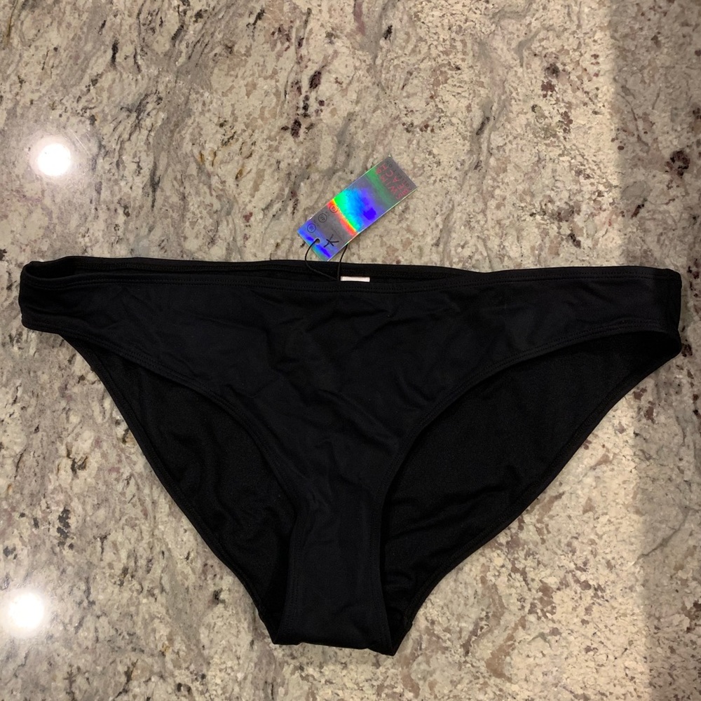 Black bikini bottoms